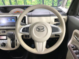 【ステアリングスイッチ】運転中、前方から目線をそらすことなく、オーディオ等の操作が可能な便利機能!安心&快適なドライブを演出してくれます♪