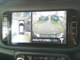 アラウンドビューモニター付き!車両を真上から見ているような映像で車庫入れも安心!!