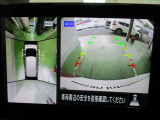 アラウンドビューモニターが駐車をアシスト☆4つの高解像度カメラで車の周囲を撮影。ミニバン、SUVなどの死角の駐停車も驚く程楽です!バックカメラは、車庫入れの時は勿論、後方の安全確認もできて安心です♪