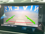 ●ガイドライン付きバックカメラ:不安な駐車もこれで安心!ガイドライン付きなので狭い箇所での駐車もラクラクです!