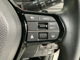 クルーズコントロールを装備しています。高速道路などで一定の速度で走ってくれるので運転が楽ですよ!速度を設定できますので、スピードの出しすぎにも注意できます。
