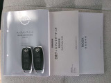 取扱説明書が付いて安心です。 スペアキーも完備