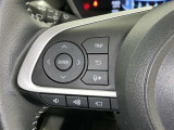 ステアリングスイッチ装備!運転しながら手元でオーディオの操作などができます。