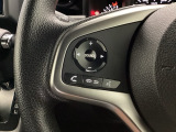 ステアリング左手側はオーディオ関連の操作スイッチです。視線を逸らすことなく運転に集中できます