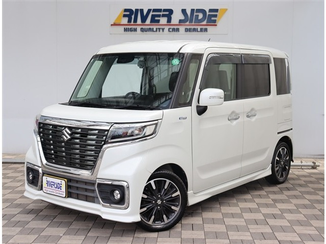 スペーシアカスタム ハイブリッド(HYBRID) XSターボ メモリーナビ ワンセグ バック...