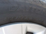 タイヤサイズは、155/65R14です。