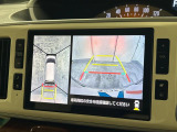 【パノラマモニター】専用のカメラにより、上から見下ろしたような視点で360度クルマの周囲を確認することができます☆死角部分も確認しやすく、狭い場所での切り返しや駐車もスムーズに行えます。