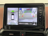 上から丸見えアラウンドビューモニター付きです。