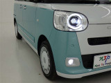 フォグランプ装着車です。暗い夜道の車両前方を明るく照らします