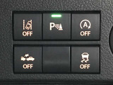 運転席回りのスイッチで安全装備のON/OFFも簡単に!
