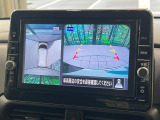 【アラウンドビューモニター】専用のカメラにより、上から見下ろしたような視点で360度クルマの周囲を確認することができます☆死角部分も確認しやすく、狭い場所での切り返しや駐車もスムーズに行えます。