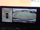 上からの視点で狭い駐車場への駐車などに役立つアラウンドビューモニターです♪