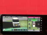 アラウンドビューモニター付きですので、車庫入れも楽々です。