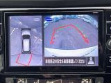 アラウンドビューモニター。上空から見下ろしたような映像が映し出されるので、駐車をスムースに行えます。