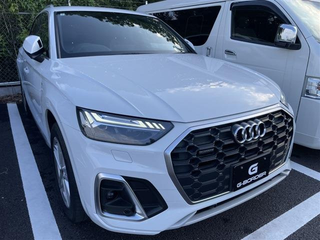 Q5 40 TDI クワトロ Sライン ディーゼル 4WD 禁煙車 黒ハーフレザーシート 純正ナビ