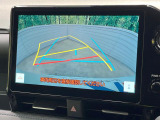 【バックカメラ】駐車時に後方がリアルタイム映像で確認できます。大型商業施設や立体駐車場での駐車時や、夜間のバック時に大活躍!運転スキルに関わらず、今や必須となった装備のひとつです!