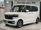 全国納車可 第三者機関証明書付 H SENSING 新車保証 試乗車 ワンオーナー ナビLXU-242NBi TV Rカメラ CD録音 BTオ-ディオ装備のN-BOXカスタム ベースグレード入庫