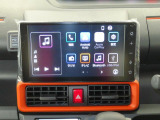 9インチスマホ連携ディスプレイオーディオです。バックカメラも付いて車庫入れ・駐車も安心です。Bluetooth対応機器を登録して音楽を楽しんだりハンズフリー通話が出来て便利です。