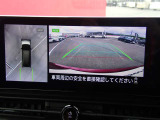 上からの視点で狭い駐車場への駐車などに役立つアラウンドビューモニターです♪