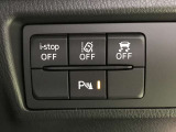 運転席回りのスイッチで安全装備のON/OFFも簡単に!