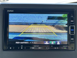 【バックカメラ】駐車が苦手な方でも映像で後方の安全確認もしっかり見えない死角の部分や距離感などモニター確認することが可能です。