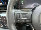 ハンドル左側のスイッチでオーディオの操作が可能なので、運転中でも楽に調整できます(^^♪