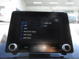 フルセグテレビ搭載。USB入力、Bluetoothオーディオに対応しています。