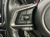 ステアリングにオーディオ操作スイッチが付いています。オーディオ画面に直接タッチしなくても操作が出来ますので、運転に集中できます。