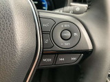 前方の車との車間を設定し、スピードを上げたり緩めたりを自動で行ってくれる追尾式の「レーダークルーズ」。上級装備の一つです!高級車にしかつかない嬉しい機能です。