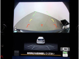 ガイドラインも表示されるバックカメラ映像!!