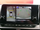 アラウンドビューモニター搭載車です。360度見渡せるカメラで苦手な駐車も安心です。