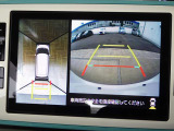 「アラウンドビューモニター」・・・上空から見た映像で車庫入れ簡単♪♪