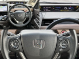 クルーズコントロール、ステアリングリモコンスイッチも付いておりますので運転中の操作も楽々ですよ!