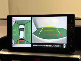前後左右4つのカメラを連携させるパノラマカメラによりバードヴューでサポート♪ 狭い駐車場での車庫入れも安心です。