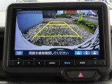 リアワイドカメラシステム!従来の視野に加えて、後方側方を約180&deg;まで見えるワイドビューと、後方を真上から見たような視野で駐車時などに便利なトップダウンビューの3つの視野があります!