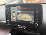 全周囲モニター付いています。駐車時の不安を和らげます。