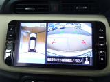 【アラウンドビューモニター】空から見下ろしているような視点で周囲を確認できます。スムースな駐車をサポートします♪