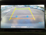 駐車時に便利なバックビューモニター装備です。
