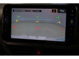 バックガイドモニターで後方の確認が出来て安心です。