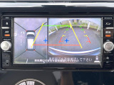 【アラウンドビューモニター】専用のカメラにより、上から見下ろしたような視点で360度クルマの周囲を確認することができます☆死角部分も確認しやすく、狭い場所での切り返しや駐車もスムーズに行えます。