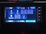 オーディオ選択画面です。AM・FM・TVのほか、Bluetooth対応しております!