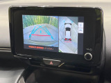 【全周囲カメラ】専用のカメラにより、上から見下ろしたような視点で360度クルマの周囲を確認することができます☆死角部分も確認しやすく、狭い場所での切り返しや駐車もスムーズに行えます。