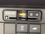 Hondaセンシング用スイッチの上にETC2.0がついています。高速道路の料金所の通過も楽々です。