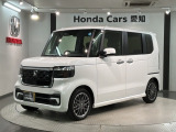 全国納車可 第三者機関証明書付 H SENSING 新車保証 試乗車 ワンオーナー ナビLXU-242NBi TV Rカメラ CD録音 BTオ-ディオ DVD装備のN-BOXカスタム ターボ入庫