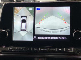 【アラウンドビューモニター】車を上から見下ろしているかのような映像で周囲の状況がひと目で確認、狭い駐車場に駐車するときも安心です♪