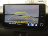 バックカメラ搭載です!車庫入れが苦手な人はもちろん、車両感覚に自信がある人にもお勧めです!見えない箇所が見えるようになるので、低い障害物や隠れてしまっている子供の存在等にも気付く事が出来ます。