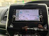 日産純正ナビゲーションです。初めて走る道でも安心して運転が出来ます。