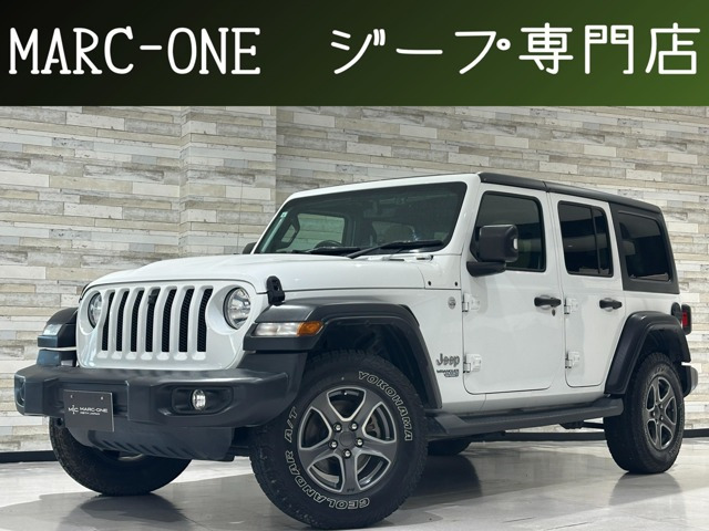 ラングラー アンリミテッド スポーツ 4WD 1年保証付/ワンオーナー/Carplay/ベージュ