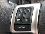 【ステアリングスイッチ】左です。ハンドルから手を離さず、運転に集中したまま手元でオーディオ操作等ができます。