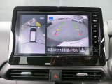 【アラウンドビューモニター】このように真上から見下ろしたような映像が映し出されるため駐車やバックが苦手な方でも安心して行うことが可能となります!!
